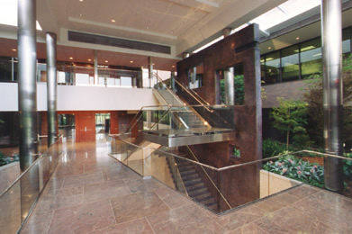 Nyala Farms office park interior